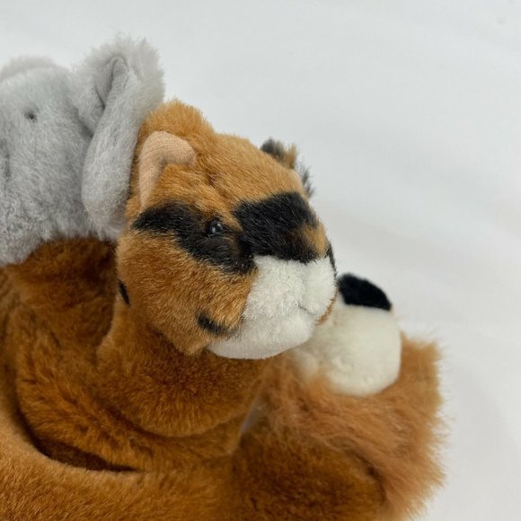 Nanco Hand Puppet Gorilla Giraffe Elephant Tiger Bear Glove Pretend Play - Picture 6 of 8